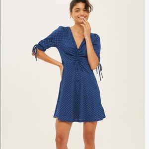 Topshop polka dot dress.